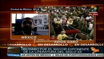 México se alista hoy para rendirle homenaje en Bellas Artes a Gabo