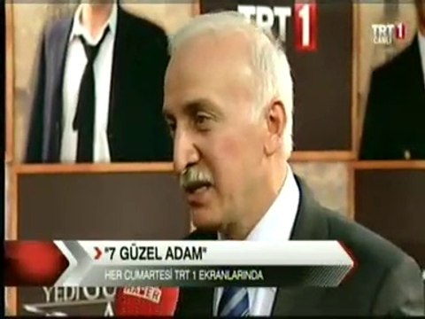 7 Güzel Adam Filminin Galası İstanbulda Yapıldı. AKParti Grup Başkanvekili Mahir Ünal, TRT Genel Müdürü İbrahim Şahin