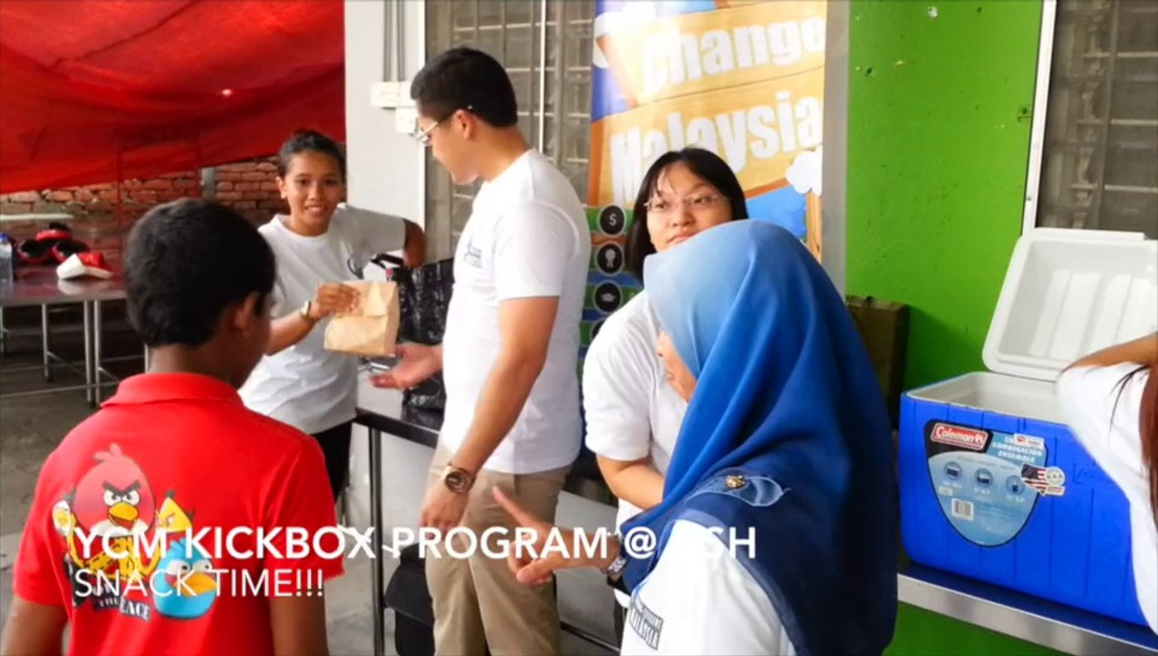 Kickbox Program at ASH - Daniyar Kessikbayev - Snack Time