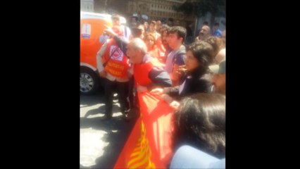 1 Mayıs'a çağrı eyleminde polis saldırısı