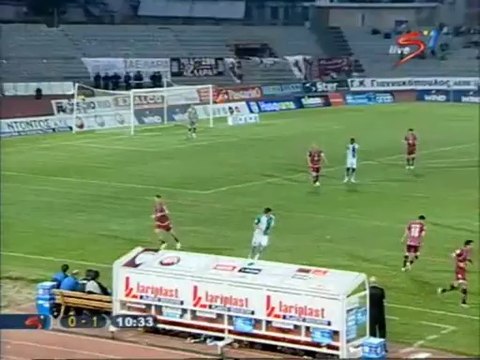 ΑΕΛ-Λεβαδιακός 3-3 2007-08 Γκολ που δε μέτρησε