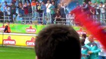 Çaykur Rizespor, Torku Konyaspor maç sonu sevinci