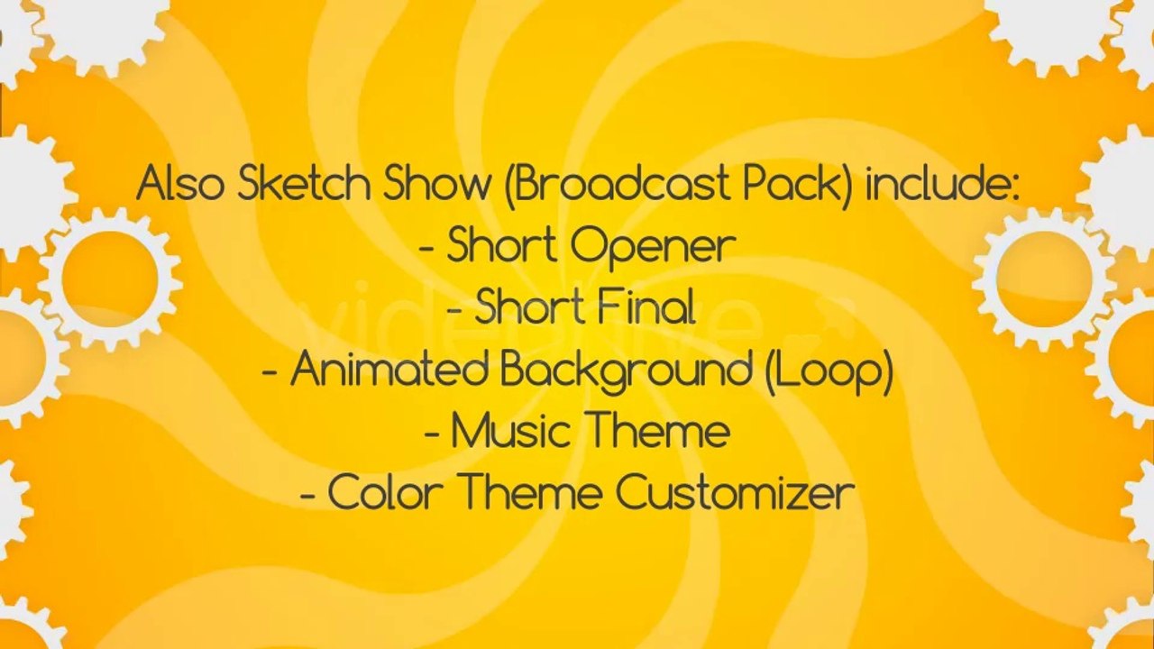 Sketch Show (Broadcast Pack) - After Effects Template