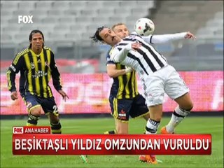 Beşiktaşlı Yıldız Gökhan Töre omzundan vuruldu
