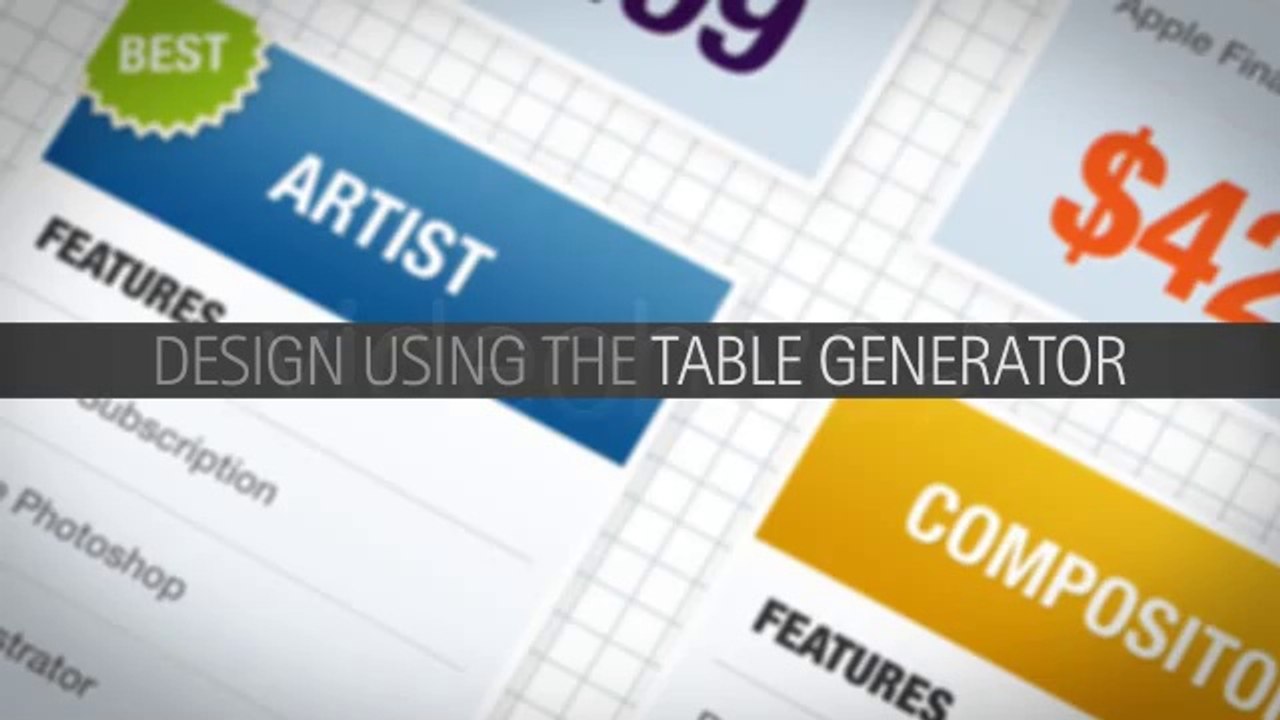 Promo Tables - After Effects Template