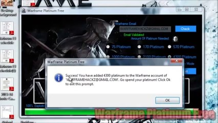 Warframe Platinum Free Hack 2014