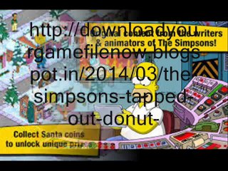 the simpsons tapped out donut hack no survey no password 2014