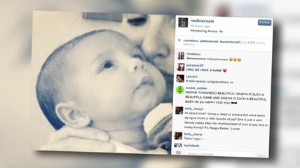 Nadine Coyle Shares the First Snap of Baby Anaiya