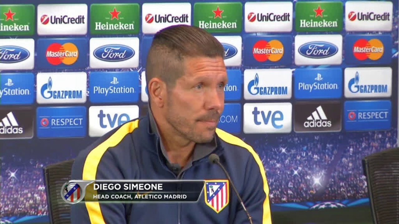 Simeone: "No nos preocupa el tema Courtois"
