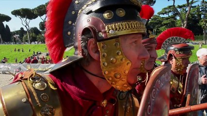 Parade historique pour l'anniversaire de la ville de Rome