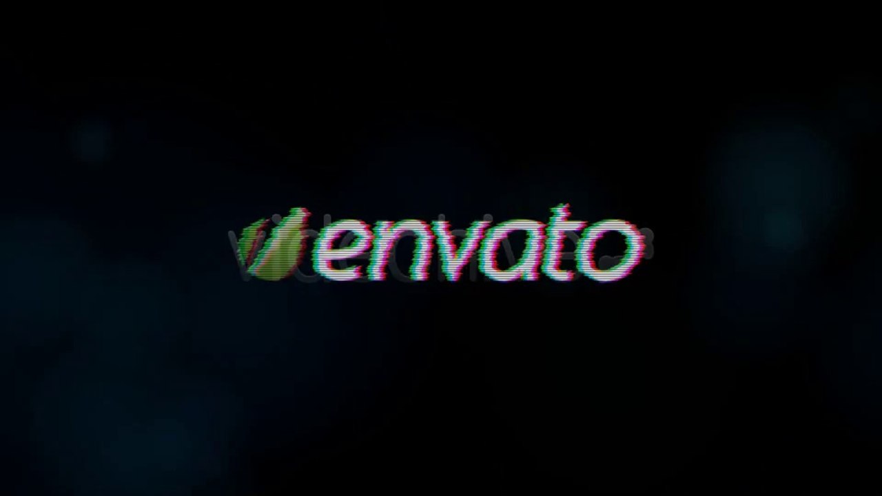 Glitch Distortion Logo - After Effects Template