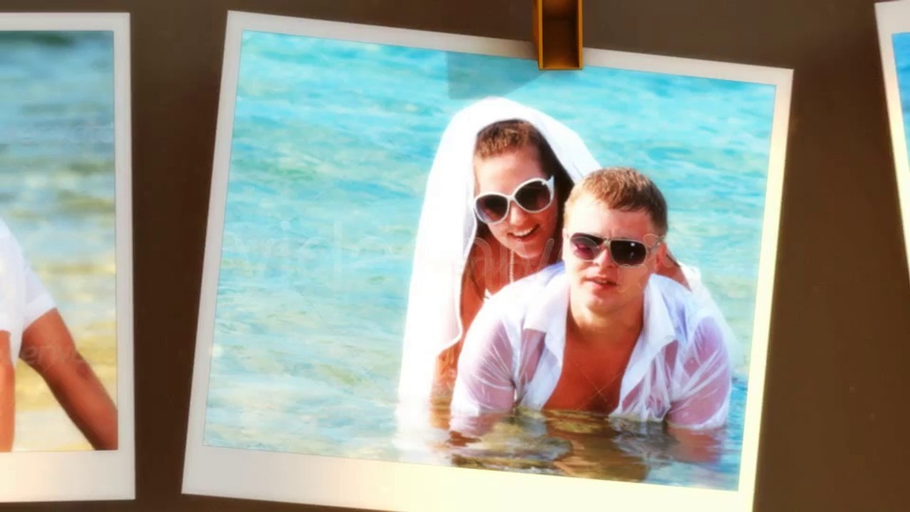 Clothesline Photo Gallery - After Effects Template
