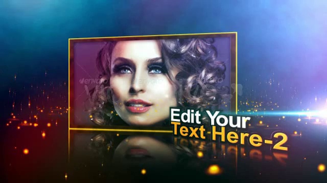 Golden Particle HD - After Effects Template