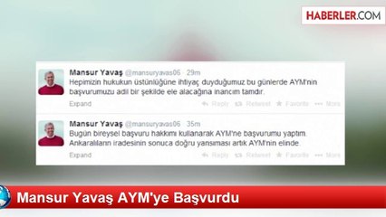 Mansur Yavaş AYM'ye Başvurdu
