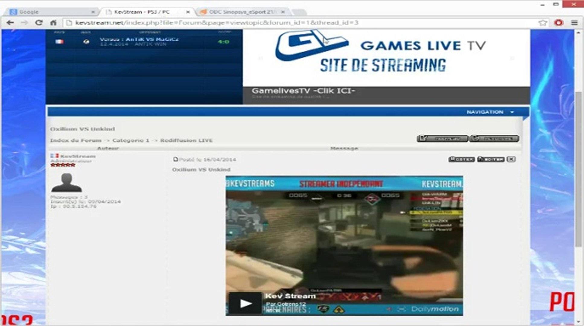 ⁣Kev Stream