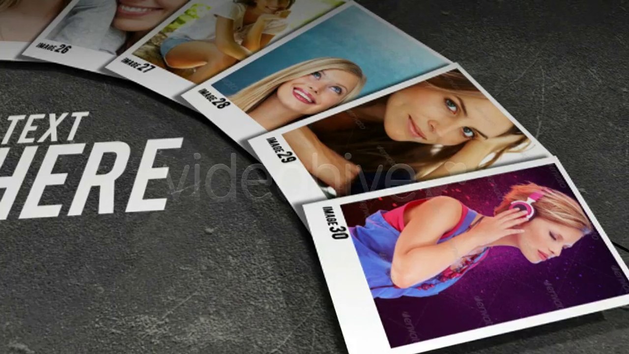 Pop-up Photos - After Effects Template