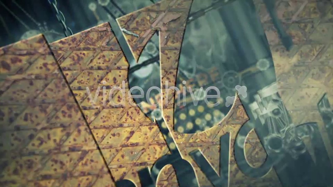 Mechanical Logo Reveal - After Effects Template