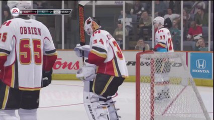 PS3 - NHL 14 - Be A GM - Season 1 - Pre-Season Match 2 - San Jose vs Calgary