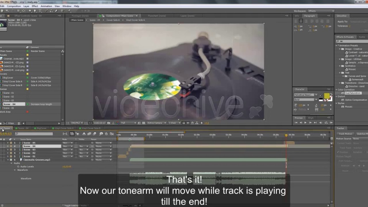 Promo For Audio - After Effects Template