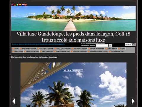 Villa Luxe Guadeloupe Villa Bonheur Bord Lagon Saint François