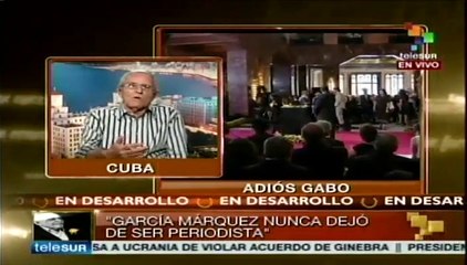 García Márquez jamás renunció al periodismo: Juan Marrero