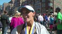 Runners reclaim Boston Marathon one year after attacks