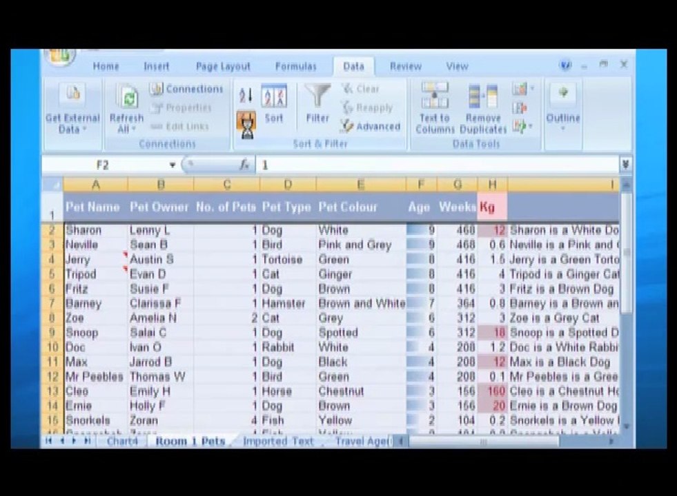 How to use Microsoft Excel Title 9