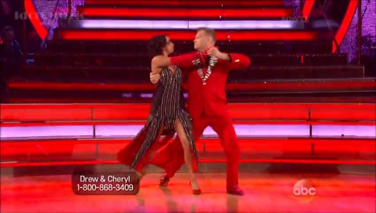 Drew Carey & Cheryl - Tango - DWTS 18 (Party An...