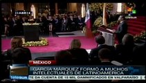 Vallenato y luto despiden a García Márquez en Bellas Artes