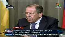 Rusia acusa a Ucrania de violar acuerdo de Ginebra