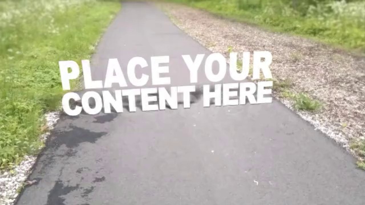 Road in Nature - Tracked Scene 1