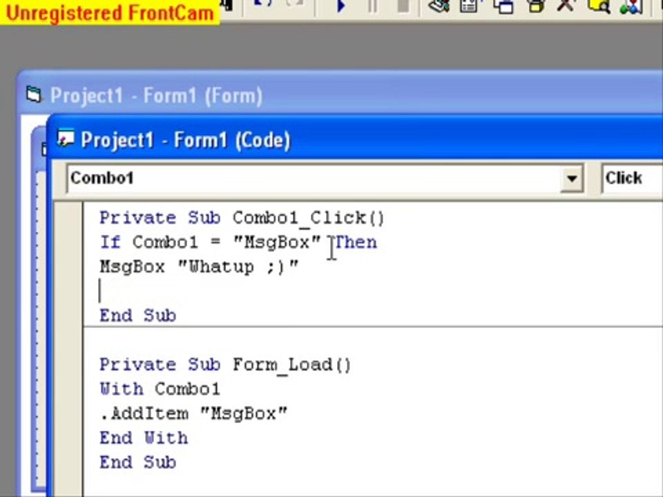 Visual Basic 6.0 Tutorial (Combobox)