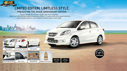 Honda Amaze Anniversary Edition Launched !