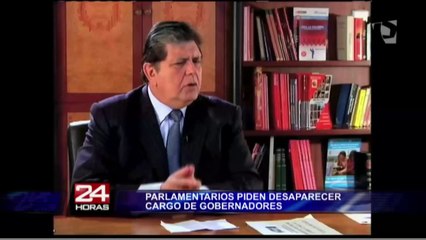 Congresistas piden desaparecer el cargo de gobernadores para uso político
