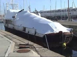 la Calypso dans le port de la Rochelle (Charente Maritime)