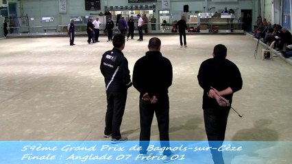 Finale, 59 ème Grand Prix Bouliste, Bagnols-sur-Cèze 2014