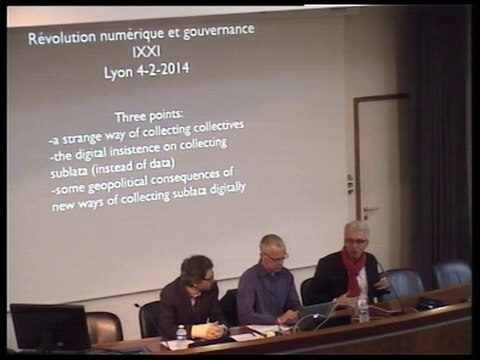 Révolution Numérique et Gouvernance - Ouverture, Michel Lussault, vice-président de l’ENS de Lyon
