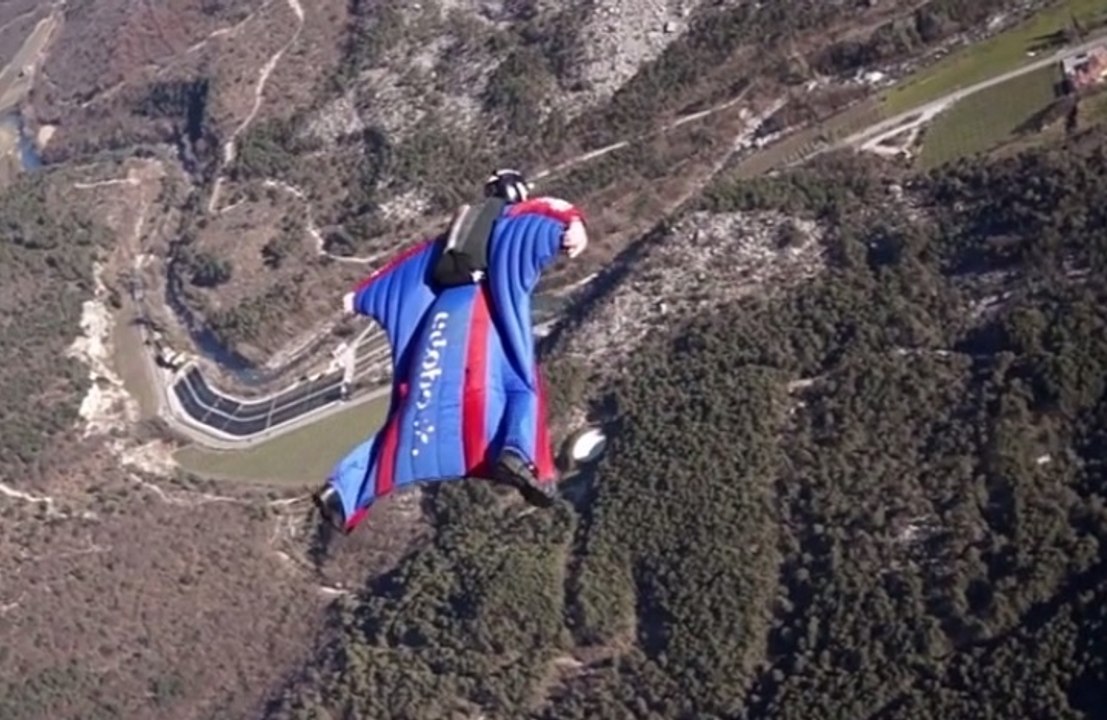 A Wing-suit Base Jump Story