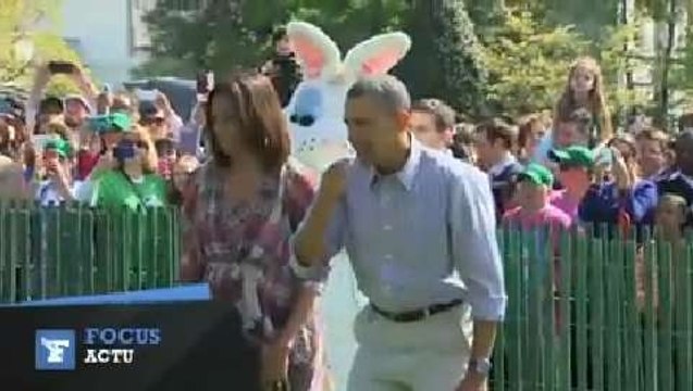 Michelle et Barack Obama fêtent Pâques à la Maison Blanche