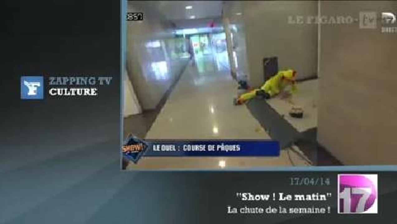 Zapping TV : un présentateur télé tombe en plein direct