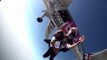 Swedish singer John Martin first skydive with Skydive Dubai
