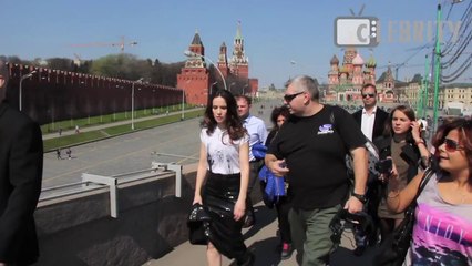 Фотосессия Наталии Орейро на Красной площади