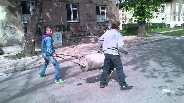 Explosion de poubelle