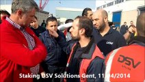 Staking bij DSV automotive Gent