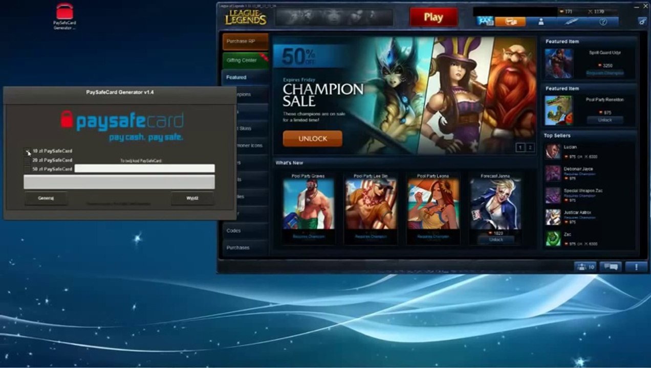 Paysafecard Code Generator 2014 - Working Proof April