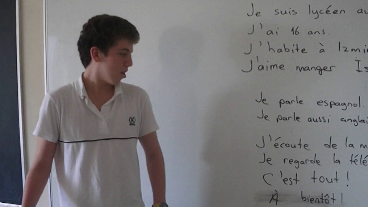 "Bonjour! Moi, Je M'appelle Pedro"