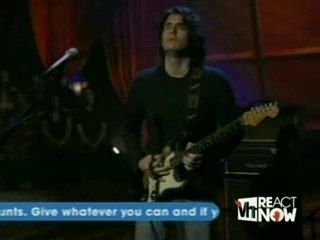 John Mayer - Gravity (ReAct Now Benefit)