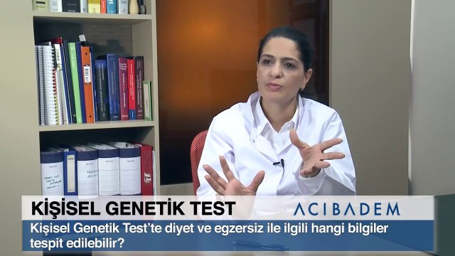 Kişisel Genetik Test'te diyet ve egzersiz ile ilgili hangi bilgiler tespit edilebilir?