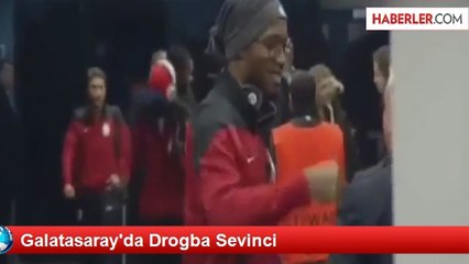 Galatasaray'da Drogba Sevinci