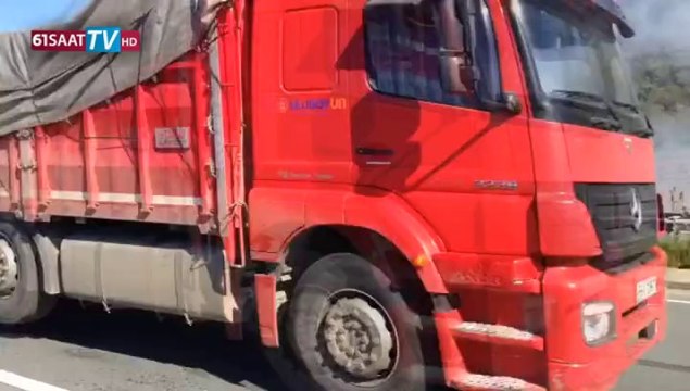 Trabzon Çarşıbaşı tır yangın (22.04:2014)